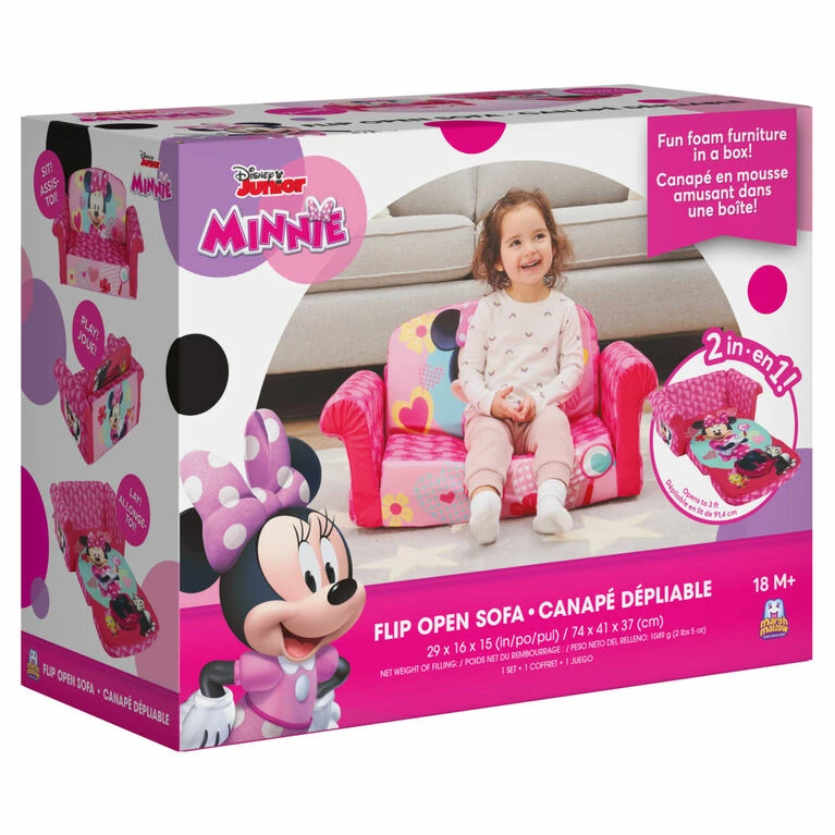 Cheap π― Spin Master Marshmallow Furniture, Children's 2-in-1 Flip Open Foam Compressed Sofa, Minnie Mouse π₯ - Image 6