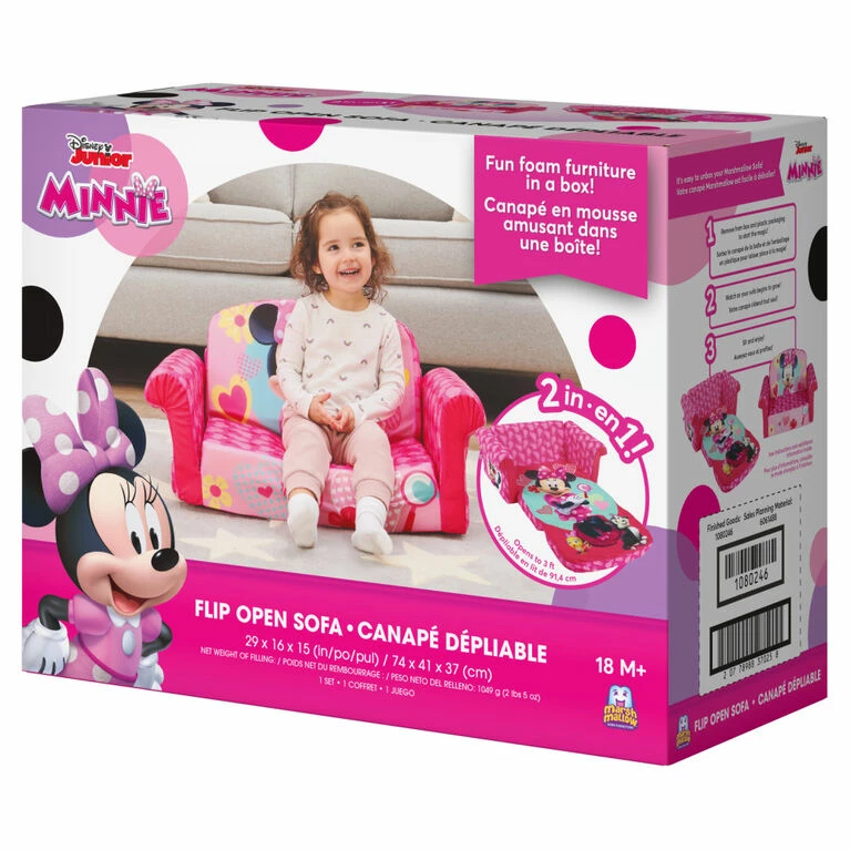 Cheap π― Spin Master Marshmallow Furniture, Children's 2-in-1 Flip Open Foam Compressed Sofa, Minnie Mouse π₯ - Image 8
