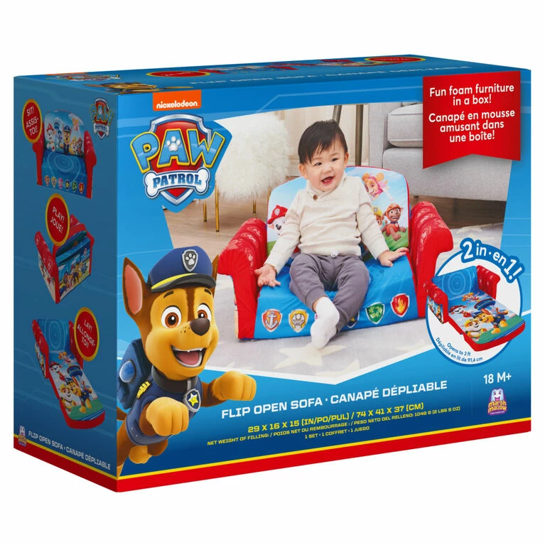 Brand new π― Spin Master Marshmallow Furniture, Children's 2-in-1 Flip Open Foam Compressed Sofa, PAW Patrol π₯ - Image 5
