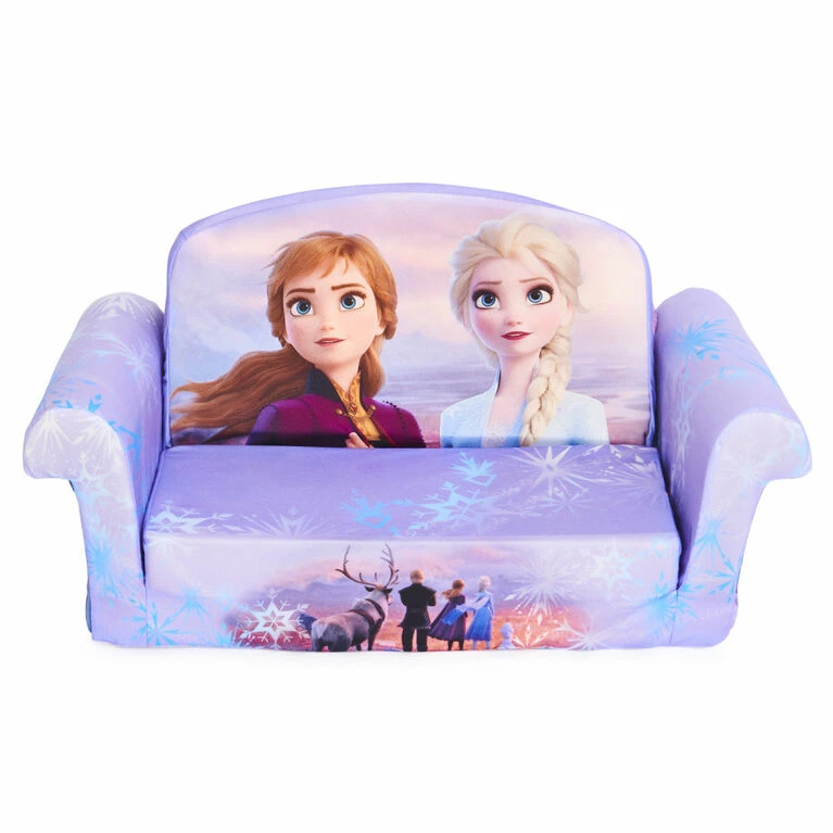 Budget π₯° Spin Master Marshmallow Furniture, Children's 2-in-1 Flip Open Foam Compressed Sofa, Frozen 1 π