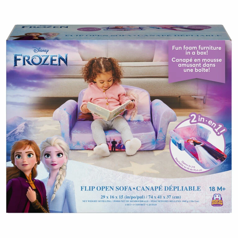 Budget π₯° Spin Master Marshmallow Furniture, Children's 2-in-1 Flip Open Foam Compressed Sofa, Frozen 1 π - Image 7