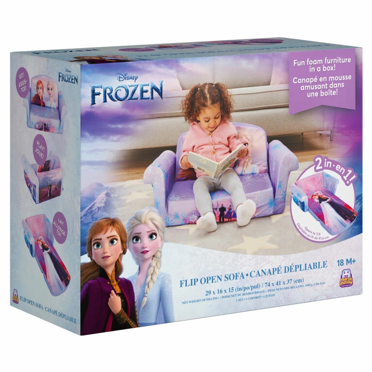 Budget π₯° Spin Master Marshmallow Furniture, Children's 2-in-1 Flip Open Foam Compressed Sofa, Frozen 1 π - Image 8