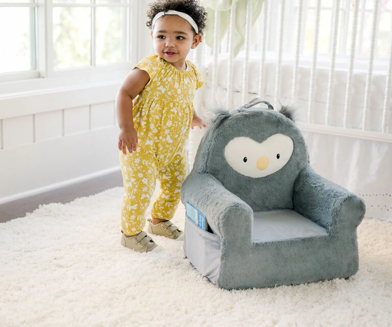 Promo 🥰 Animal Adventure Soft Landing Sweet Seat Grey Owl ✔️ - Image 4