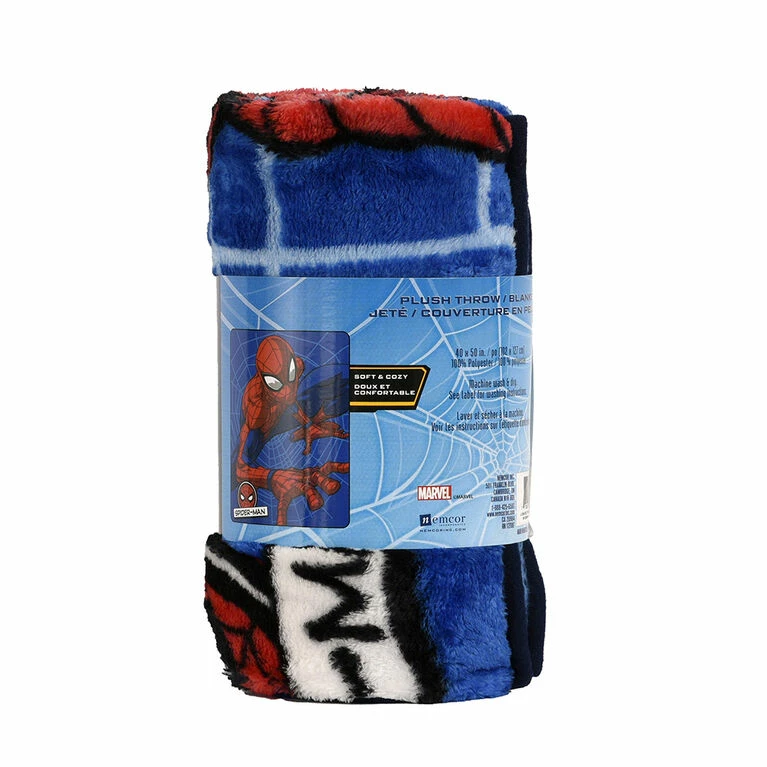 Wholesale ???? Nemcor Marvel Spiderman Kids Throw Blanket, 40" X 50" ???? 5 Wholesale ???? Nemcor Marvel Spiderman Kids Throw Blanket, 40" X 50" ???? - Image 5