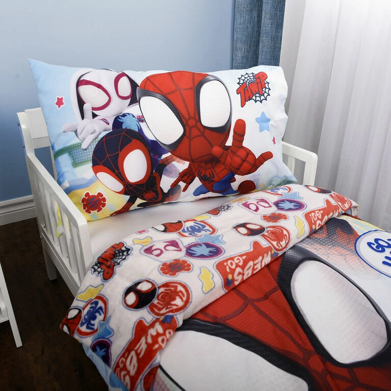 Best Pirce π Nemcor Marvel Spidey And Friends 2-Piece Toddler Bedding Set β¨ - Image 2