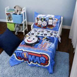 Best Pirce 🤩 Nemcor Thomas And Friends 2-Piece Toddler Bedding Set Including Comforter And Pillowcase 👏
