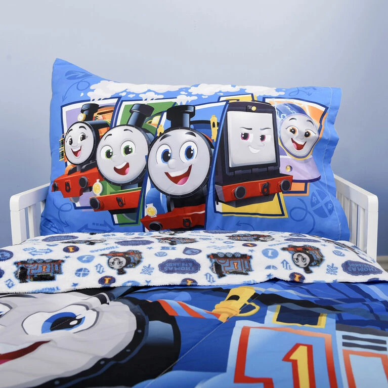 Best Pirce π€© Nemcor Thomas And Friends 2-Piece Toddler Bedding Set Including Comforter And Pillowcase π - Image 7