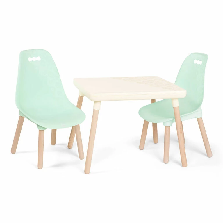 Hot Sale π B. Toys Kid Century Modern: Table And Chair Set - Mint Furniture For Kids π