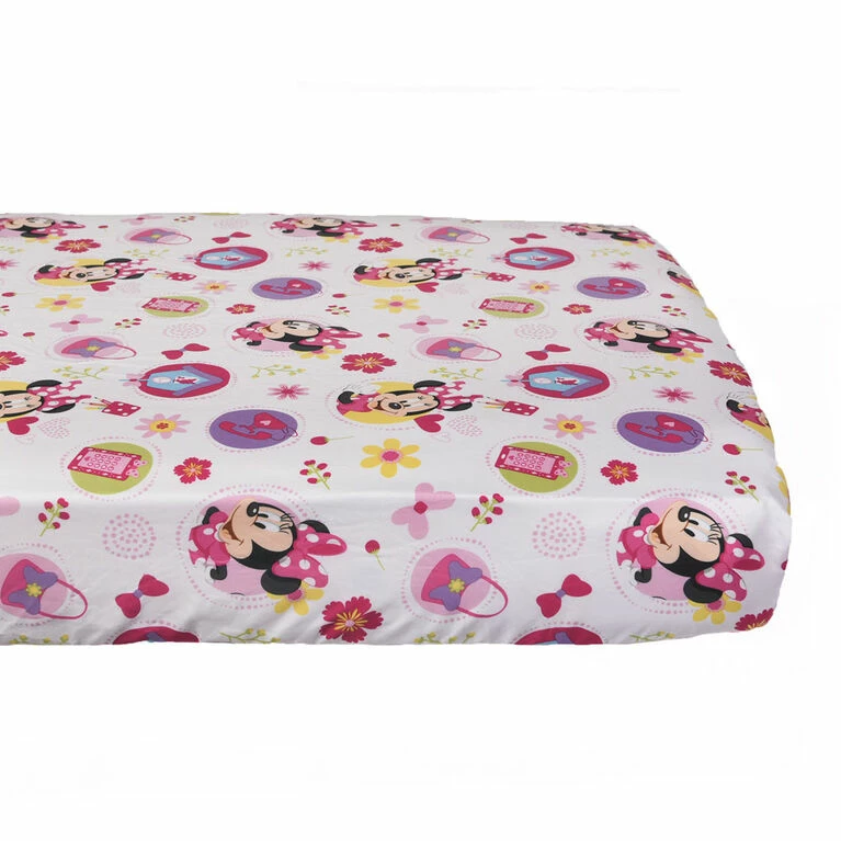 Cheapest π Mickey Mouse Disney Minnie Mouse 3 Piece Toddler Bedding Set With Reversible Comforter, Fitted Sheet And Pillowcase By Nemcor β - Image 3