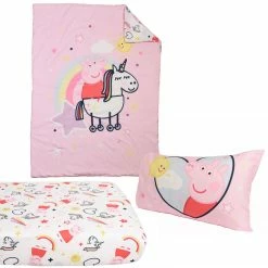 Buy 😀 Nemcor Peppa Pig 3-Piece Toddler Bedding Set ⭐