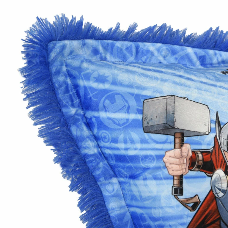 Best Sale π Nemcor Marvel Avengers Jumbo Funky Fur Pillow, 20" X 30" π - Image 5