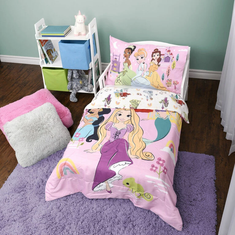 Deals π Nemcor Disney Princess 2-Piece Toddler Bedding Set Including Comforter And Pillowcase π
