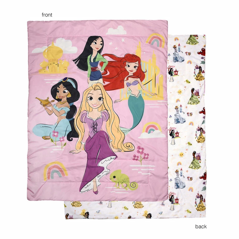 Deals π Nemcor Disney Princess 2-Piece Toddler Bedding Set Including Comforter And Pillowcase π - Image 4