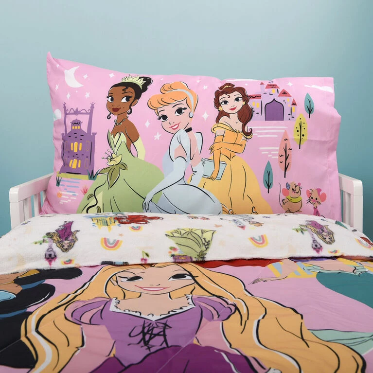 Deals π Nemcor Disney Princess 2-Piece Toddler Bedding Set Including Comforter And Pillowcase π - Image 7