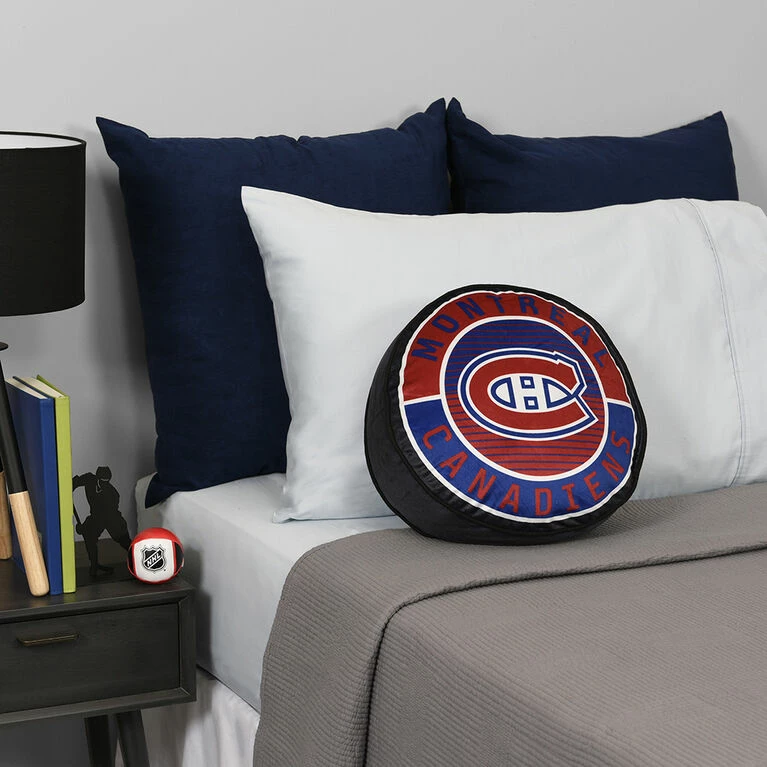 Flash Sale ⭐ Nemcor NHL Montreal Canadiens Puck Pillow (14x14") 🤩 - Image 2