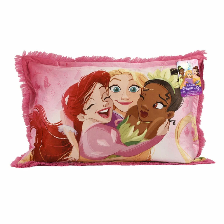 Promo π Nemcor Disney Princess Kids Jumbo Funky Fur Pillow, 20" X 30" π - Image 7