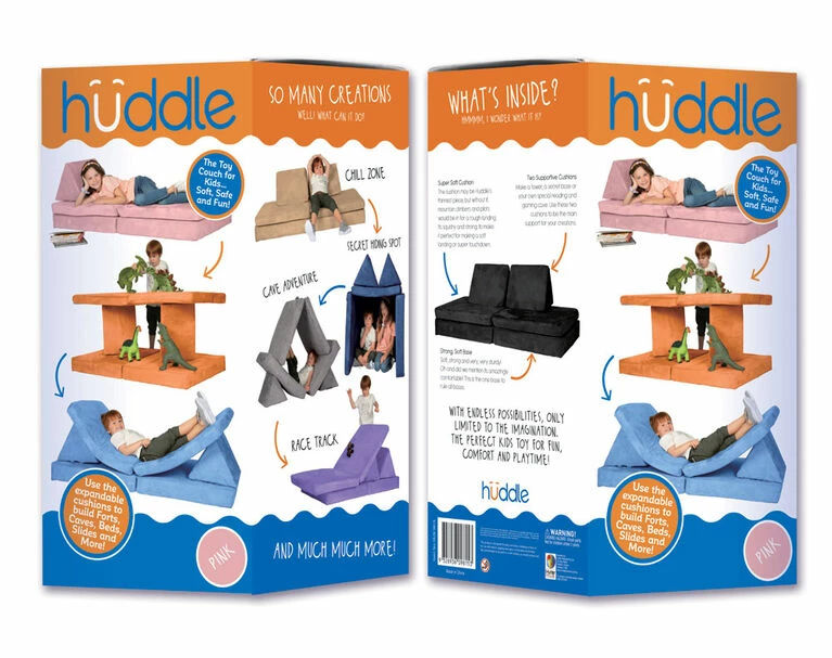 Cheapest π₯° Huddle Play Couch Pink π - Image 6