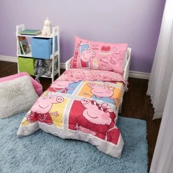 Budget 🎁 Nemcor Peppa Pig 2-Piece Toddler Bedding Set Including Comforter And Pillowcase 💯