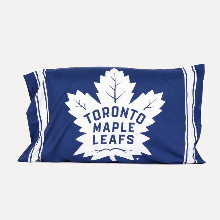 Discount 🤩 NHL Toronto Maple Leafs 4 Piece Twin Bedding Set With Reversible Comforter, Fitted Sheet, Flat Sheet And Pillowcase By Nemcor 🔥 - Image 3