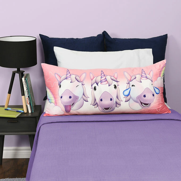Wholesale ✨ Nemcor Emoji Unicorn Body Pillow 🥰 - Image 2