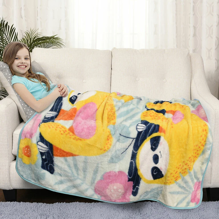 Buy π Nemcor Sloth Plush Throw Blanket 40" X 50" π - Image 2