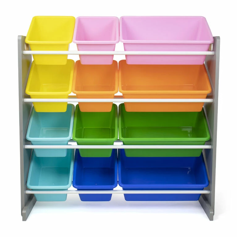 Discount 🧨 Toys R Us Humble Crew Grey Toy Storage Organizer With 12 Storage Bins 🧨 - Image 2