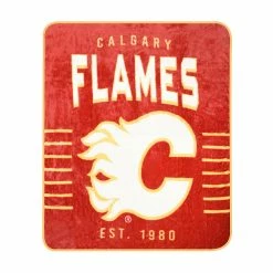Budget ✔️ Nemcor NHL Calgary Flames Plush Super Soft Blanket, 60" X 70" ⭐