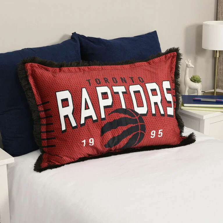Wholesale π Nemcor NBA Toronto Raptors Kids Jumbo Funky Fur Pillow, 20" X 30" β¨ - Image 2