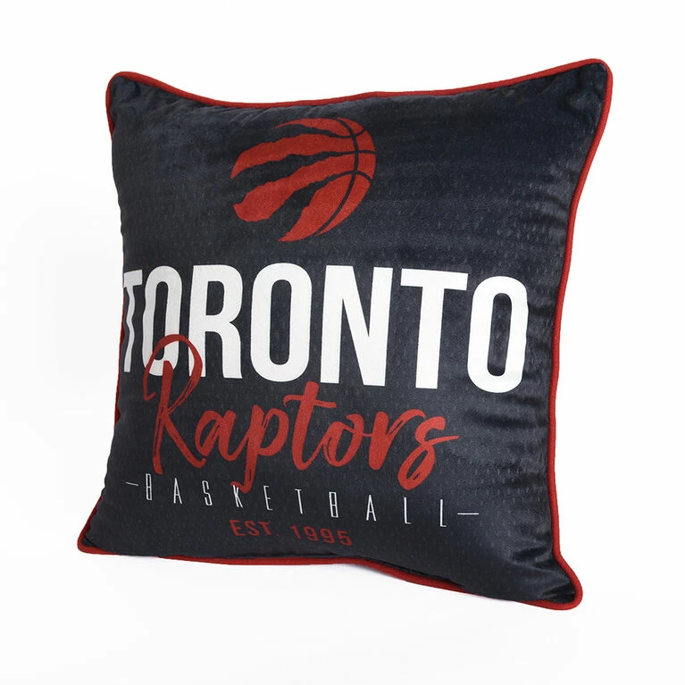 Deals βοΈ Nemcor NBA Toronto Raptors π Basketball Throw Pillow (18 X 18 In), Black π€© - Image 2