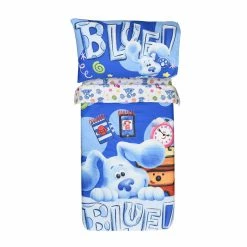 Cheapest 👏 Blue's Clues 3 Piece Toddler Bedding Set With Reversible Comforter, Fitted Sheet And Pillowcase By Nemcor 😀
