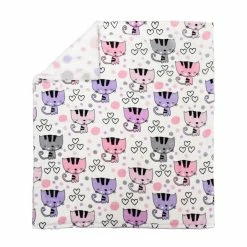 Buy ⌛ Baby's First By Nemcor Reversible Ultimate Sherpa Baby Blanket, Kittens 👏
