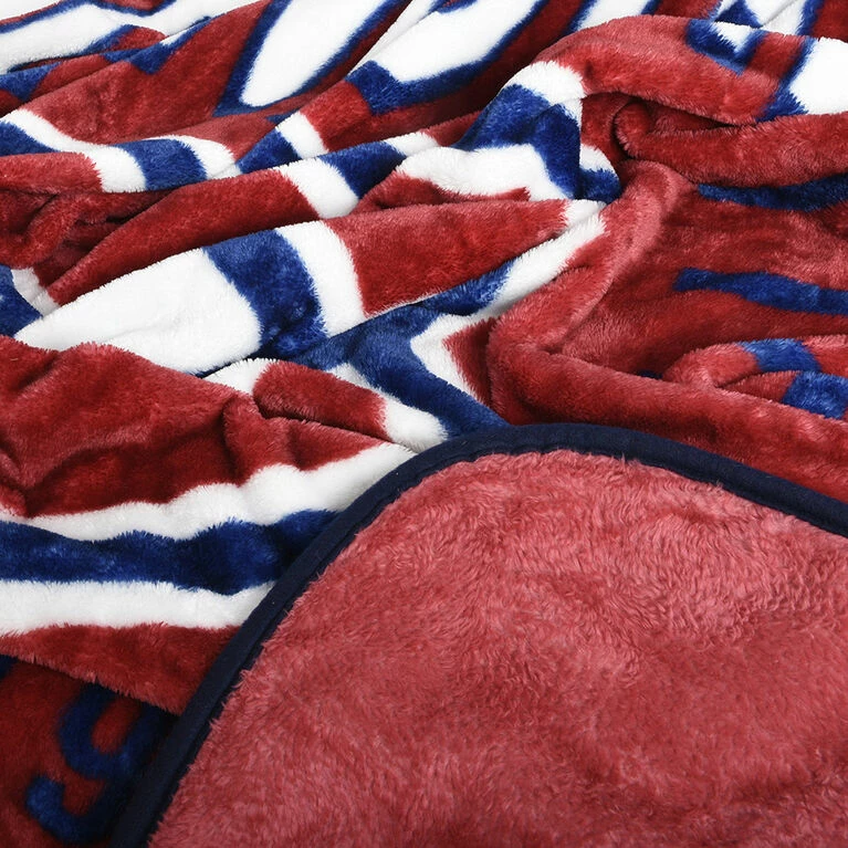 Cheapest 👍 Nemcor NHL Montreal Canadiens Plush Super Soft Blanket, 60" X 70" 🥰 - Image 2