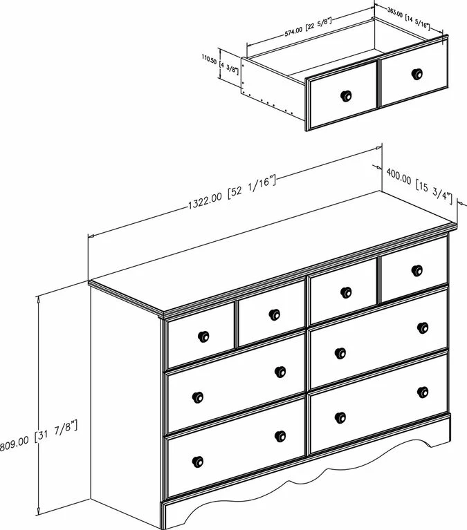 Best Sale βοΈ South Shore π Summer Breeze 6-Drawer Double π Dresser- Blueberry π - Image 5