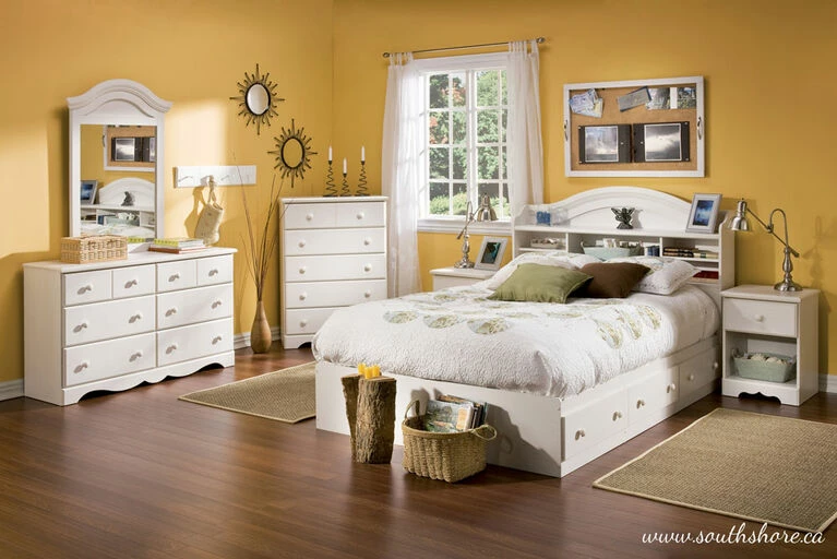 Deals π South Shore βοΈ Summer Breeze 6-Drawer Double π Dresser- White Wash π - Image 4