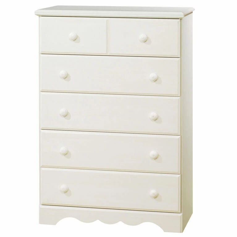 Promo β South Shore βοΈ Summer Breeze 5-Drawer Chest π Dresser- White Wash π§¨