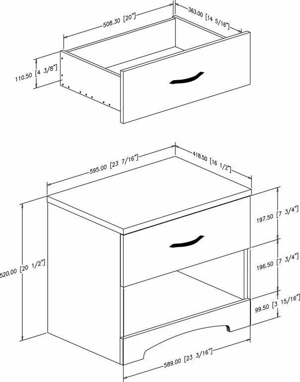 Best reviews of ❤️ South Shore Step One 1-Drawer Nightstand - End Table With Storage- Pure White ⭐ - Image 3
