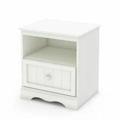 Cheap π South Shore Savannah 1-Drawer Nightstand - End Table With Storage- Pure White π€©