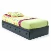 Best Sale ⭐ South Shore ☀️ Summer Breeze Bed With Storage - Mates Bed With 3 Drawers - Blueberry ❤️