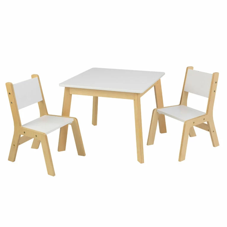 Promo π₯° KidKraft - Modern Table & 2 Chair Set - White π