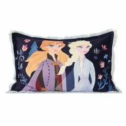 Discount 🤩 Nemcor Disney Frozen Jumbo Funky Fur Pillow, 20" X 30" 🔥