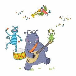 Discount 😉 Babies R Us Wall Stories Kids Wall Stickers - Discover Music - Interactive Animal Wall Stickers For Kids Bedrooms - Large Peel And Stick Wall Decals With Free Play And Activity App 😀