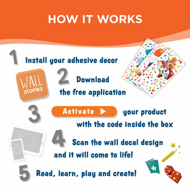 Best deal π Babies R Us Wall Stories Kids Wall Stickers - Discover Colors - Interactive Animal Wall Stickers For Kids Bedrooms - Large Peel And Stick Wall Decals With Free Play And Activity App π - Image 4