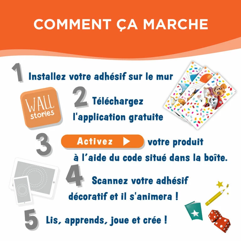 Best deal π Babies R Us Wall Stories Kids Wall Stickers - Discover Colors - Interactive Animal Wall Stickers For Kids Bedrooms - Large Peel And Stick Wall Decals With Free Play And Activity App π - Image 5