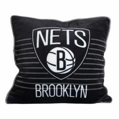 Cheapest 🌟 Nemcor NBA Brooklyn Nets Pillow Cushion, 18" X 18" 👍
