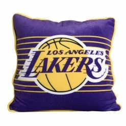 Hot Sale ✨ Nemcor NBA Los Angeles Lakers Pillow Cushion, 18" X 18" 🤩