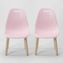 Discount ✨ B. Toys Kid Century Modern: Table And Chair Set - Pink Table And Chair Set For Kids 🤩