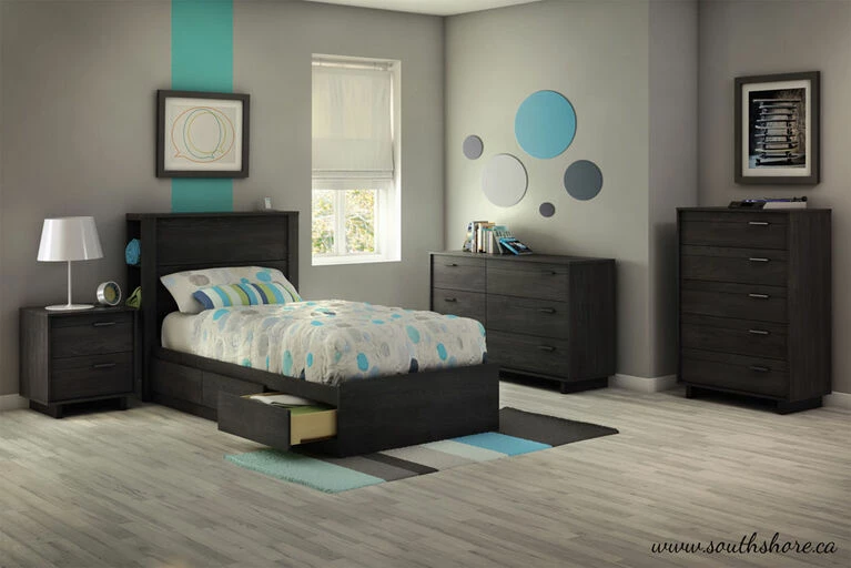 Best Sale π₯° South Shore Fynn 5-Drawer Chest π Dresser- Gray Oak π₯° - Image 3