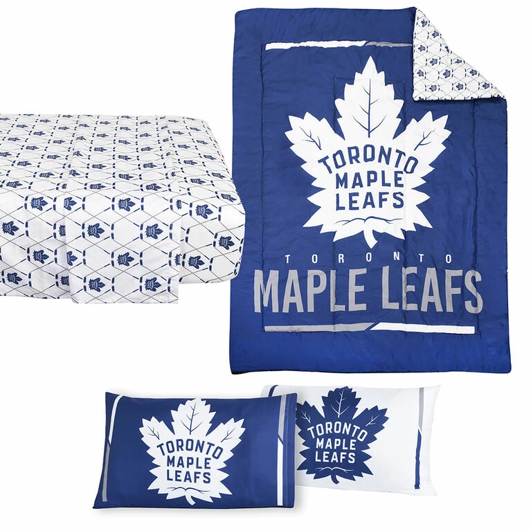 Best Pirce π Nemcor NHL Toronto Maple Leafs 4-Piece Twin Bedding Set π - Image 5