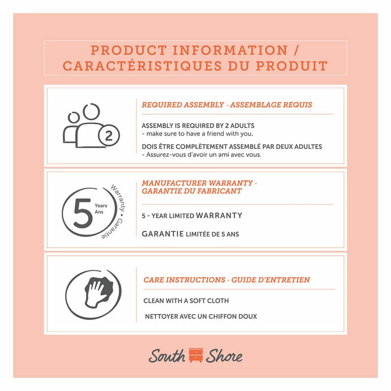 Wholesale 𧨠South Shore, 6-Drawer Double π Dresser - Seaside Pine β - Image 9