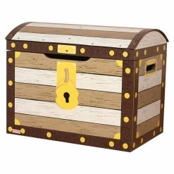 Flash Sale 😀 Danawares Pirate Toy Box With Safety Hinges 🌟